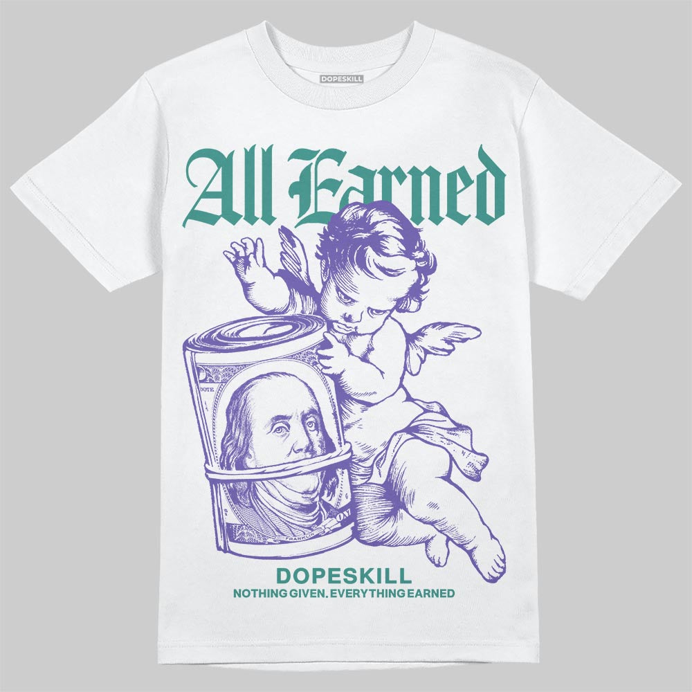 Grape 5s superstreetwear T-Shirt All Earned Graphic