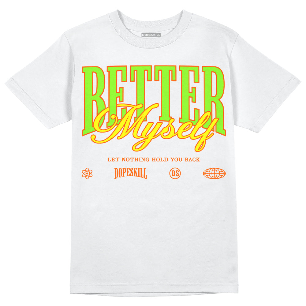 Neon Green Collection superstreetwear T-Shirt Better Myself Graphic