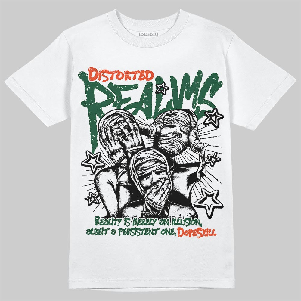 Dunk Team Dark Green Orange superstreetwear T-Shirt Distorted Realms Graphic