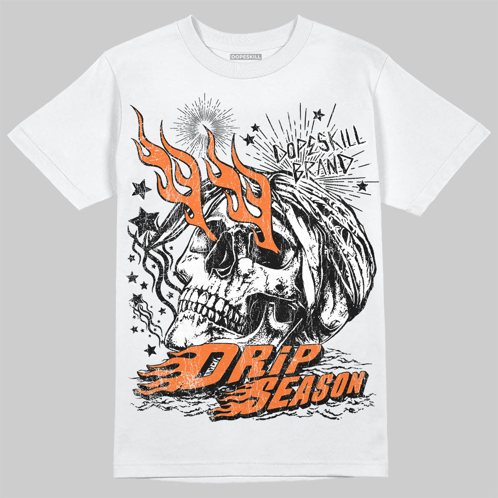 Orange Black White superstreetwear T-Shirt Drip Season Graphic