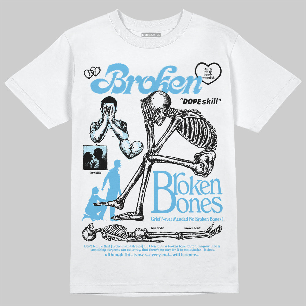 Legend Blue 11s superstreetwear T-Shirt Broken Bones Graphic