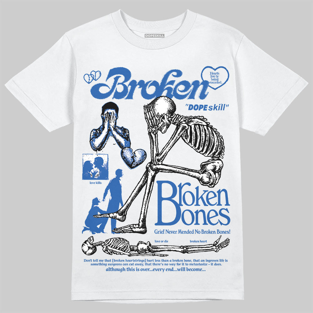 Blueberry 12s superstreetwear T-Shirt Broken Bones Graphic