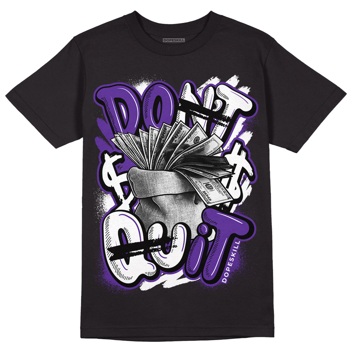 PURPLE Collection superstreetwear T-Shirt Don't Quit Graphic