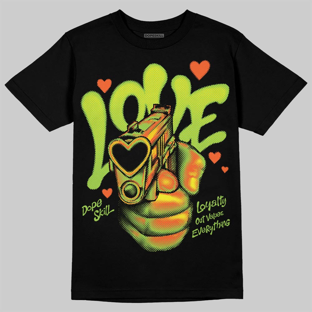 Neon Green Collection superstreetwear T-Shirt Love Shot Graphic