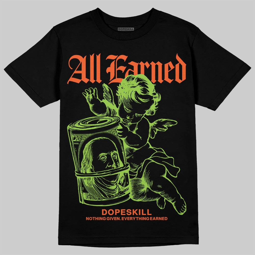 Neon Green Collection superstreetwear T-Shirt All Earned Graphic