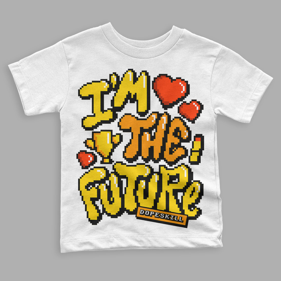 Yellow Ochre 6s superstreetwear Toddler Kids T-shirt I'm The Future Graphic