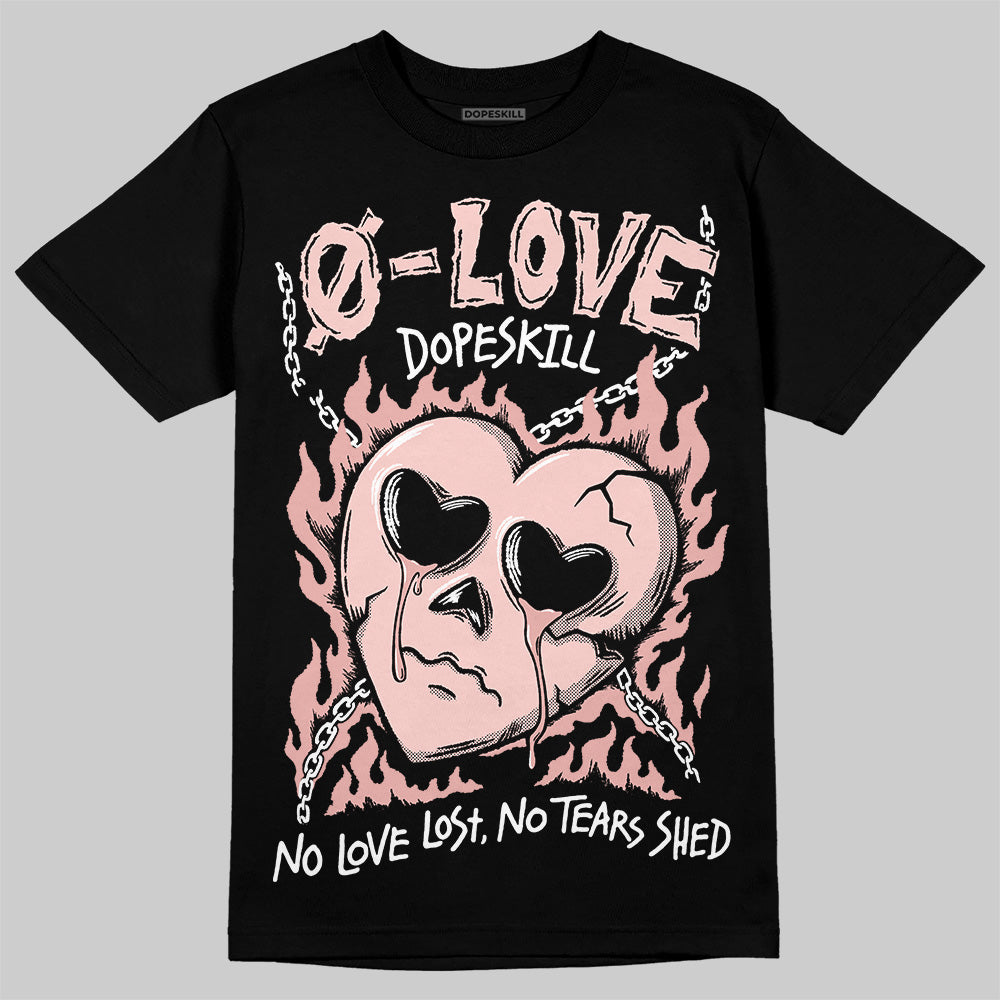 Leather Curb Glitter Pale Pink superstreetwear T-Shirt Crying Heart Graphic