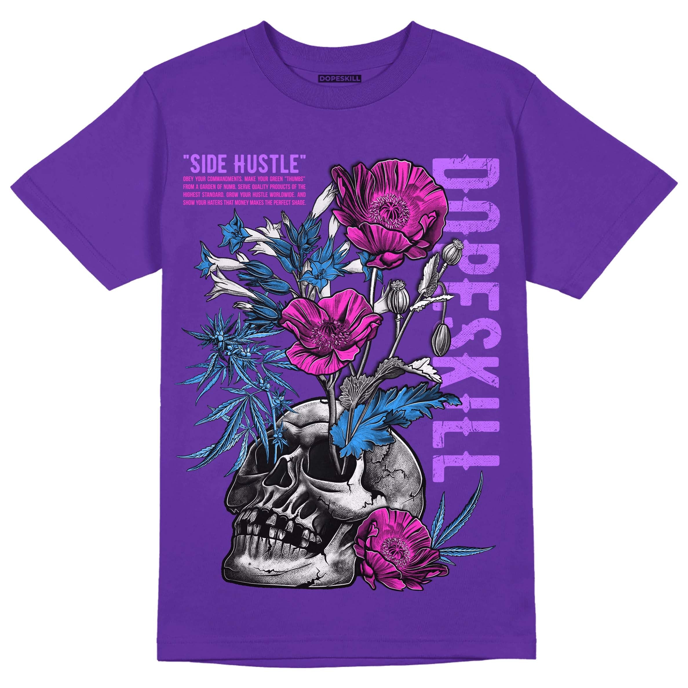 PURPLE Collection superstreetwear Purple T-shirt Side Hustle Graphic