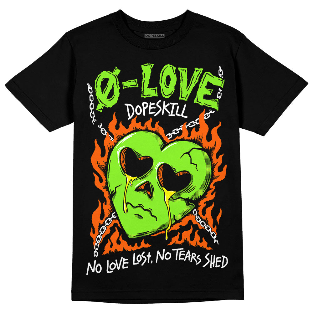Neon Green Collection superstreetwear T-Shirt Crying Heart Graphic