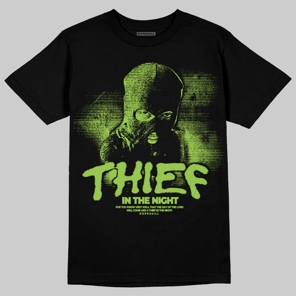 Neon Green Collection superstreetwear T-Shirt Thief In The Night Graphic