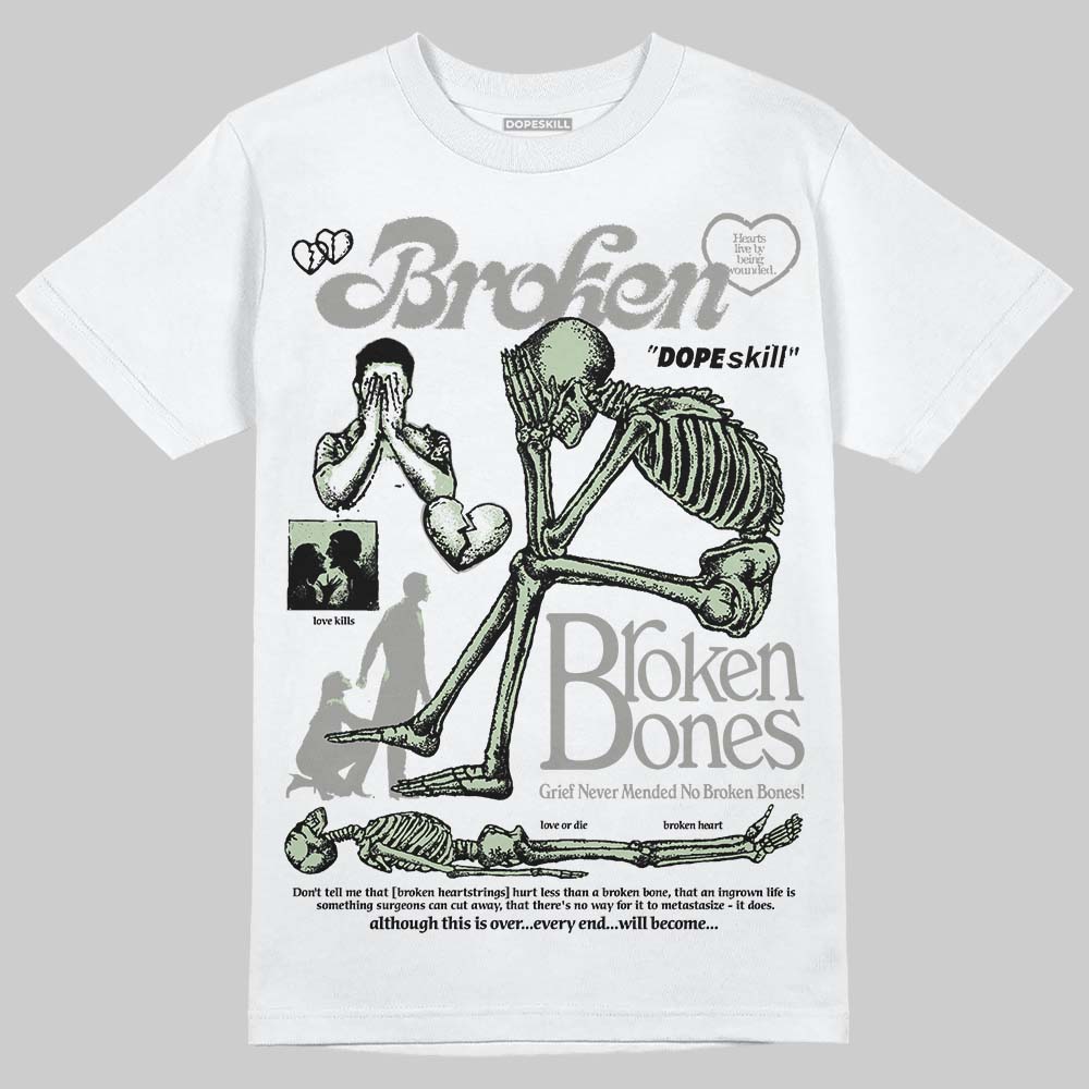 Seafoam 4s 2025 superstreetwear T-Shirt Broken Bones Graphic