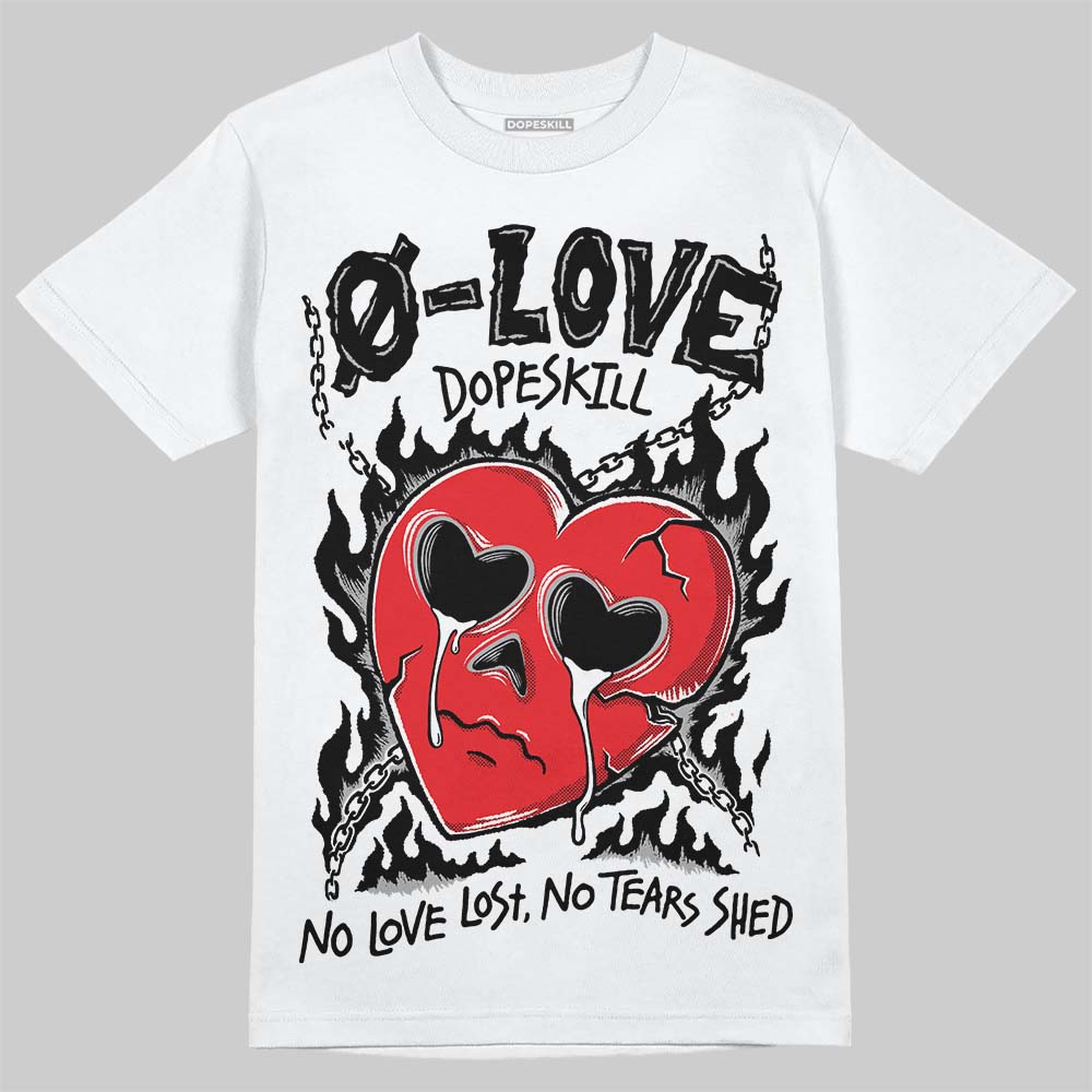 White Thunder 4s superstreetwear T-Shirt Crying Heart Graphic