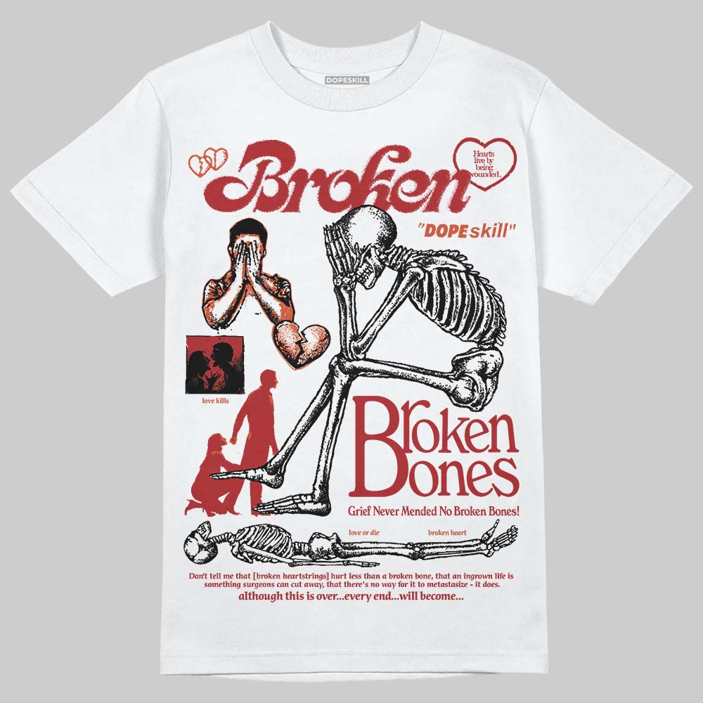 Brick By Brick 4s superstreetwear T-Shirt Broken Bones Graphic