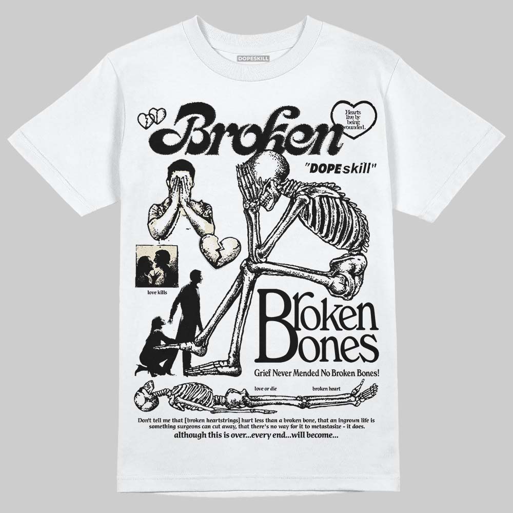 Reverse Metallic 5s superstreetwear T-Shirt Broken Bones Graphic