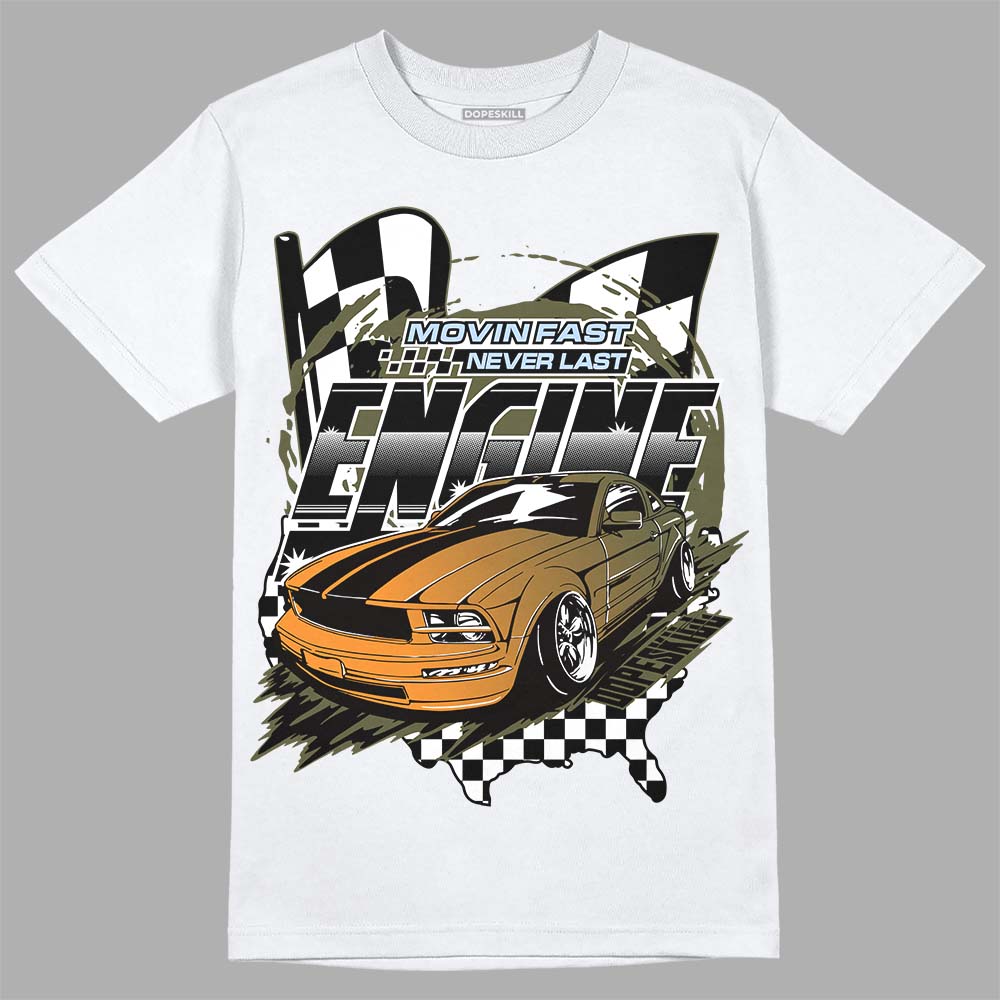 Olive 5s superstreetwear T-Shirt ENGINE Tshirt Graphic