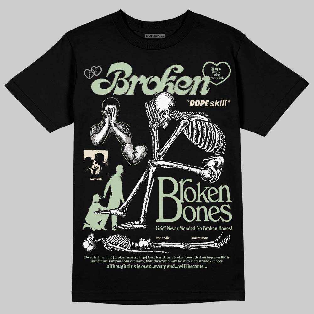 Seafoam 4s 2025 superstreetwear T-Shirt Broken Bones Graphic