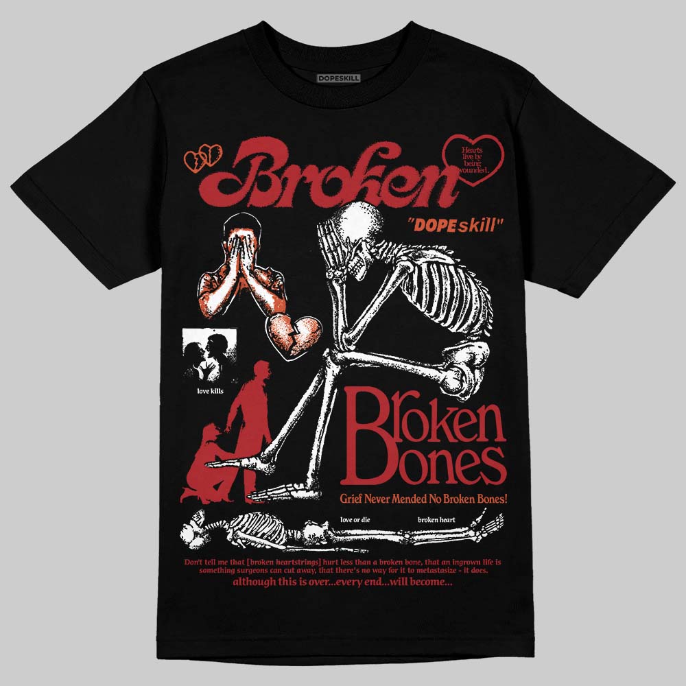 Brick By Brick 4s superstreetwear T-Shirt Broken Bones Graphic