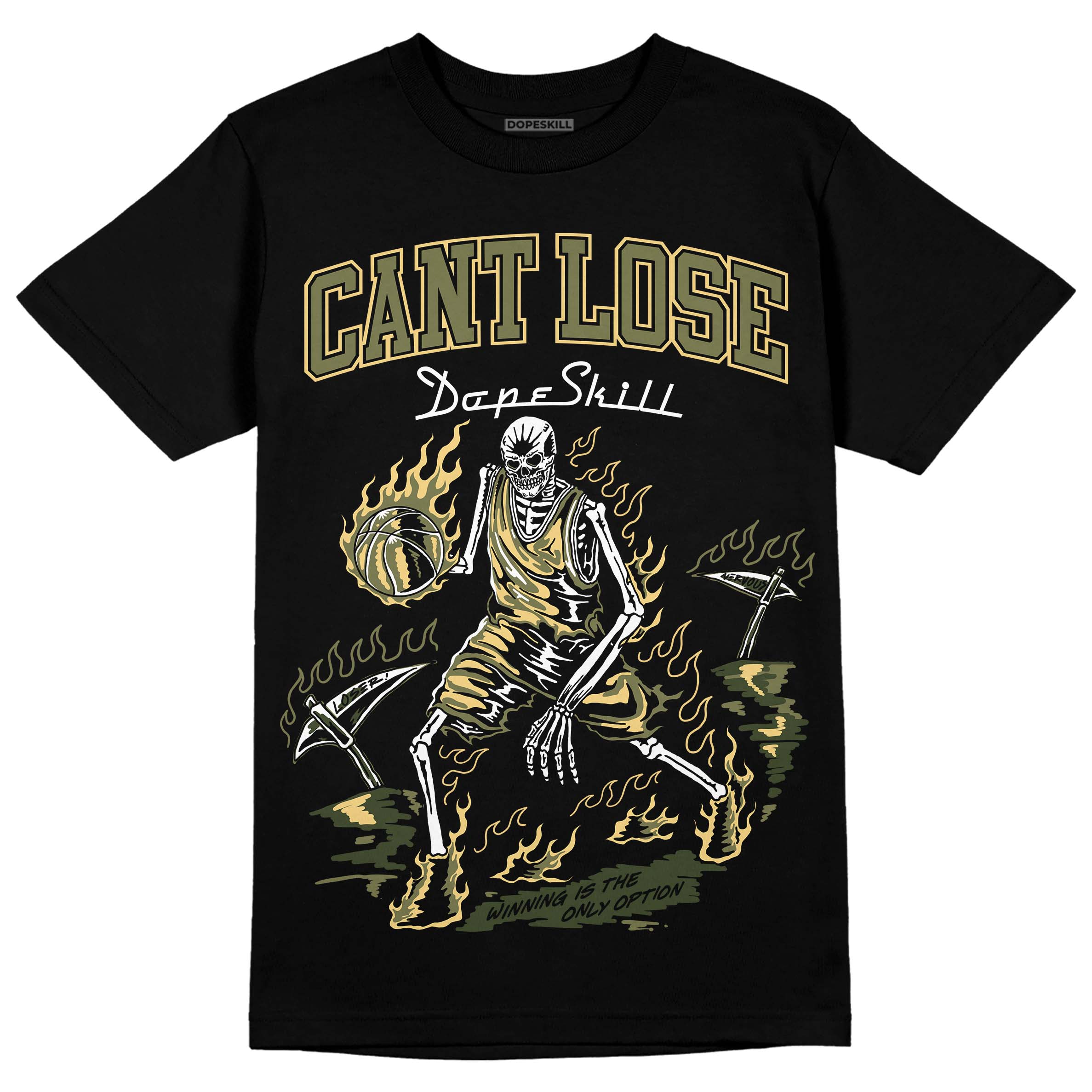 Craft Olive 4s superstreetwear T-Shirt Cant Lose Graphic