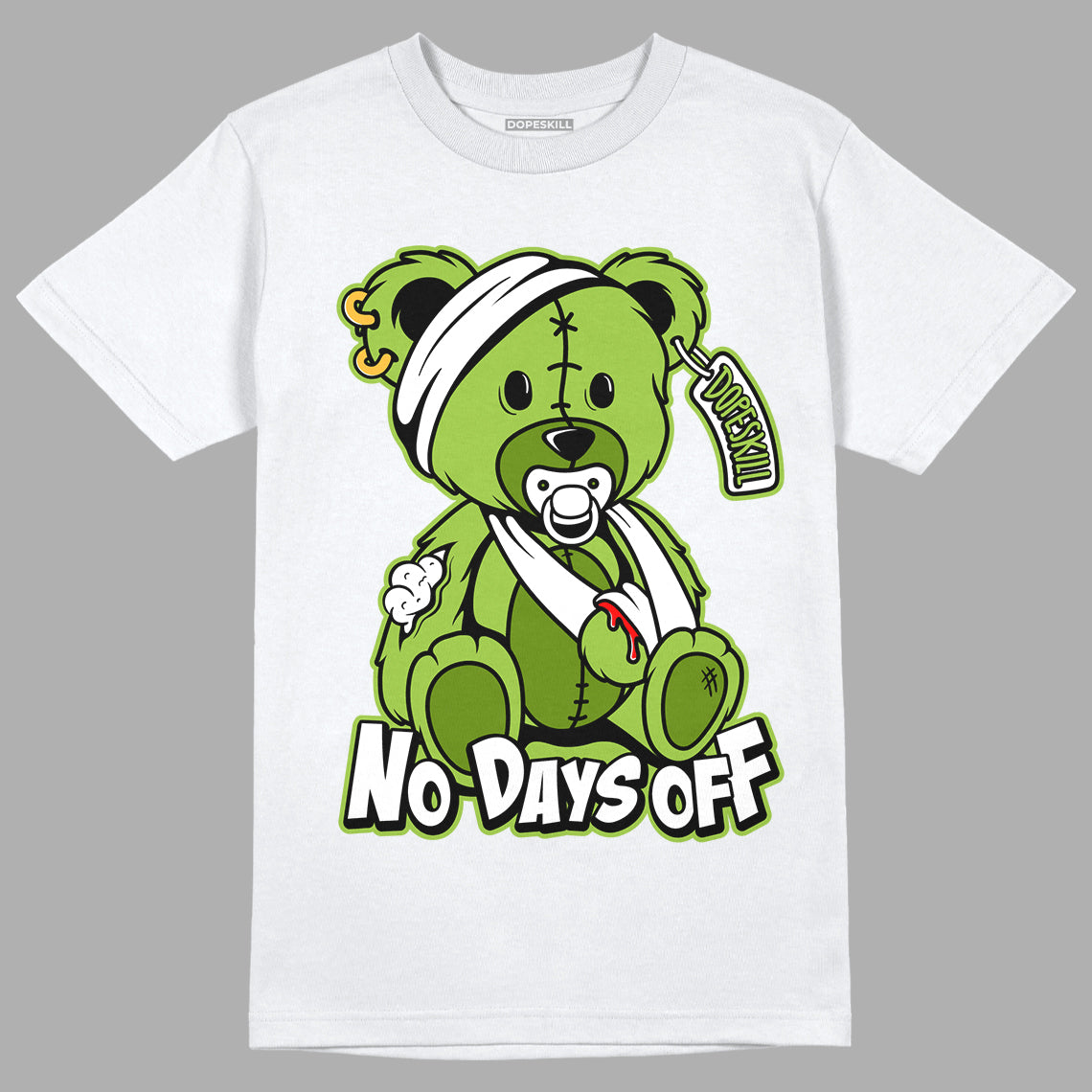 Dunk Low 'Chlorophyll' superstreetwear T-Shirt Hurt Bear Graphic