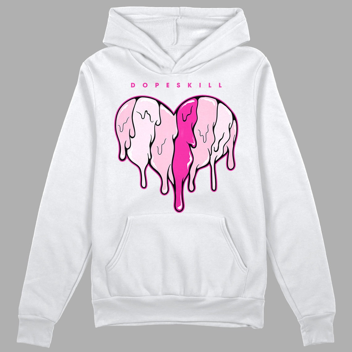 Triple Pink Dunk Low superstreetwear Hoodie Sweatshirt Slime Drip Heart Graphic