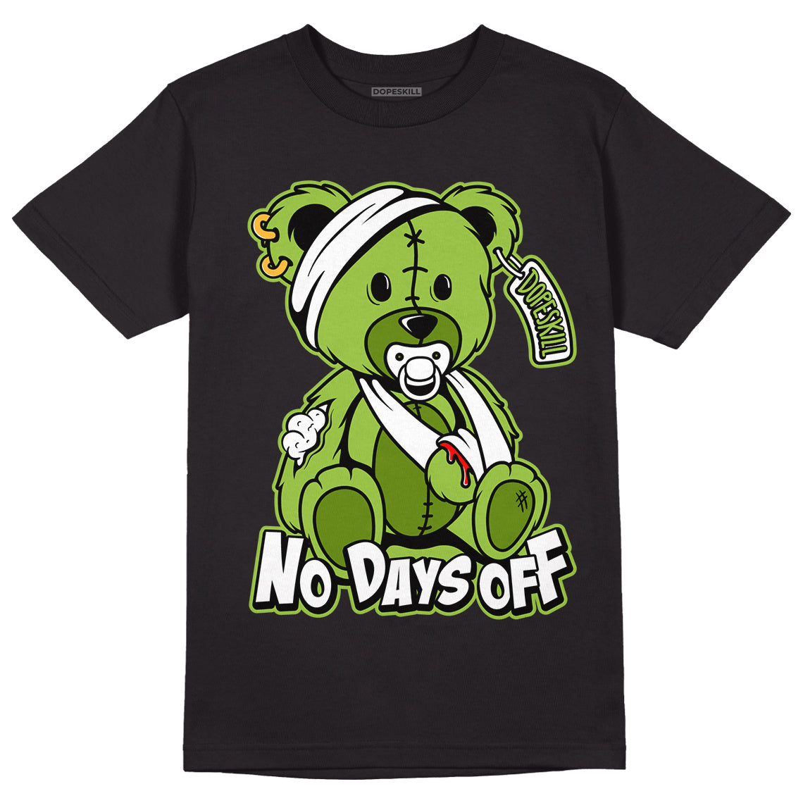 Dunk Low 'Chlorophyll' superstreetwear T-Shirt Hurt Bear Graphic