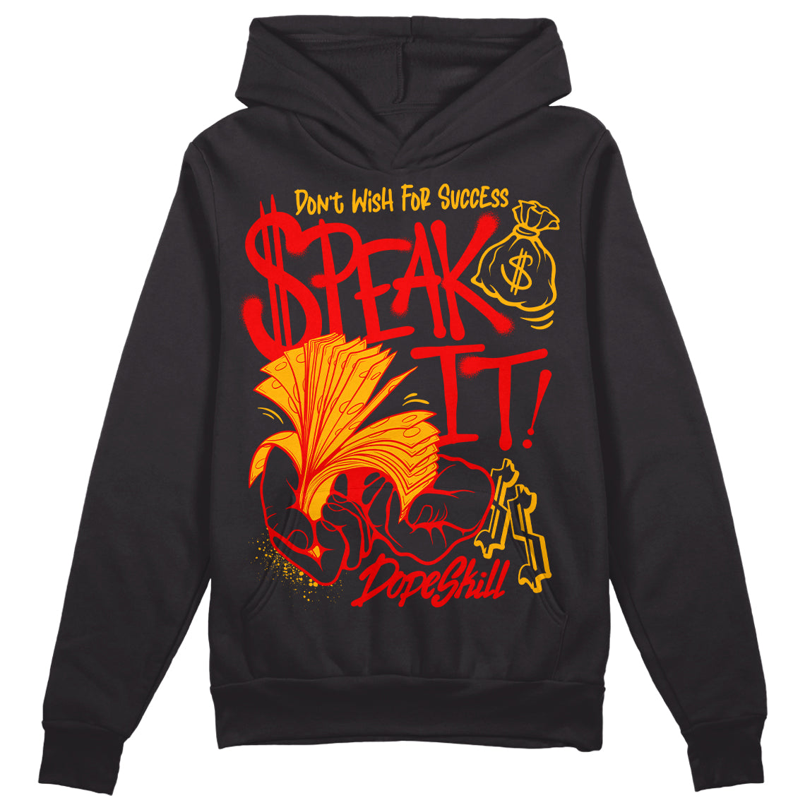 Red Collection superstreetwear Hoodie Sweatshirt Speak It Graphic
