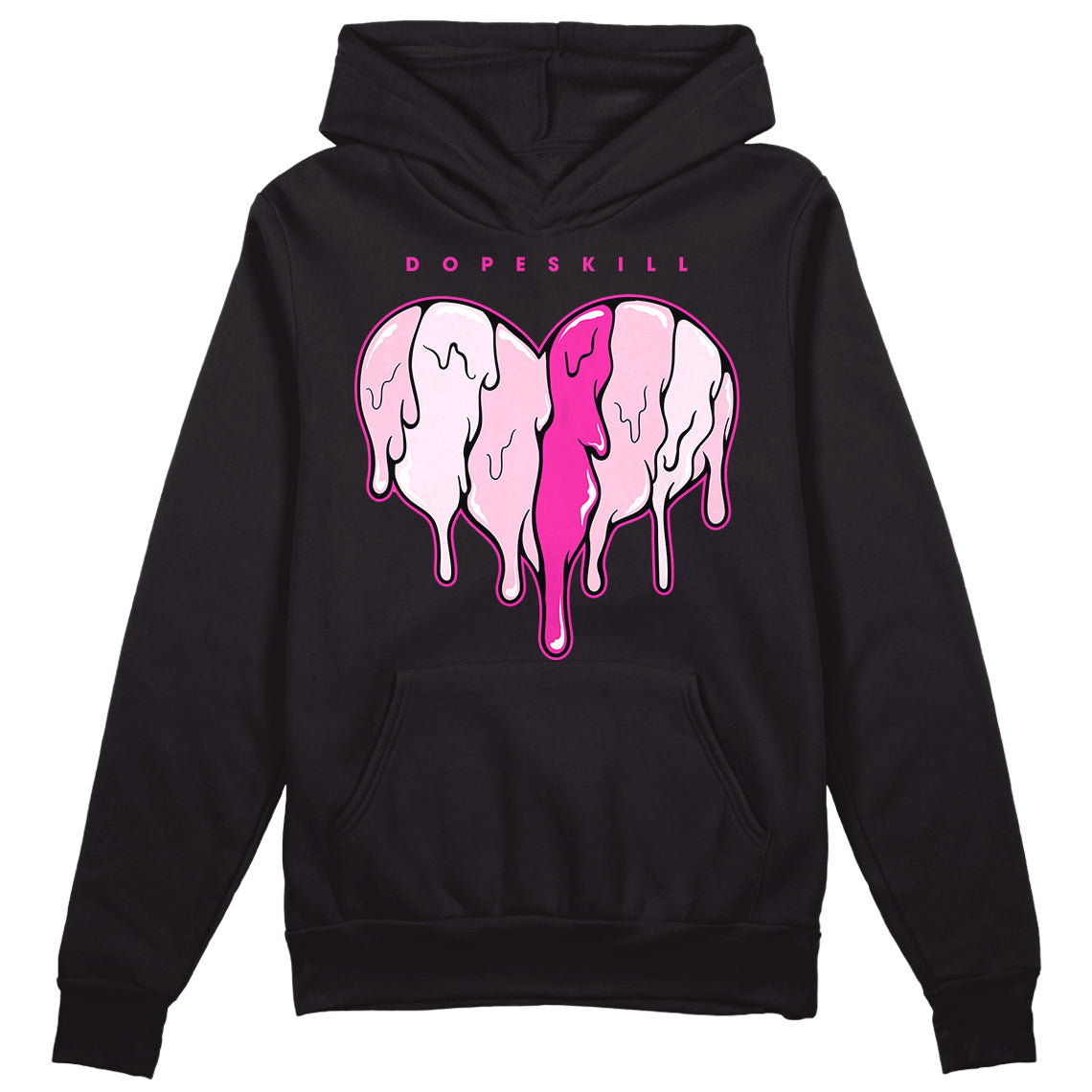 Triple Pink Dunk Low superstreetwear Hoodie Sweatshirt Slime Drip Heart Graphic