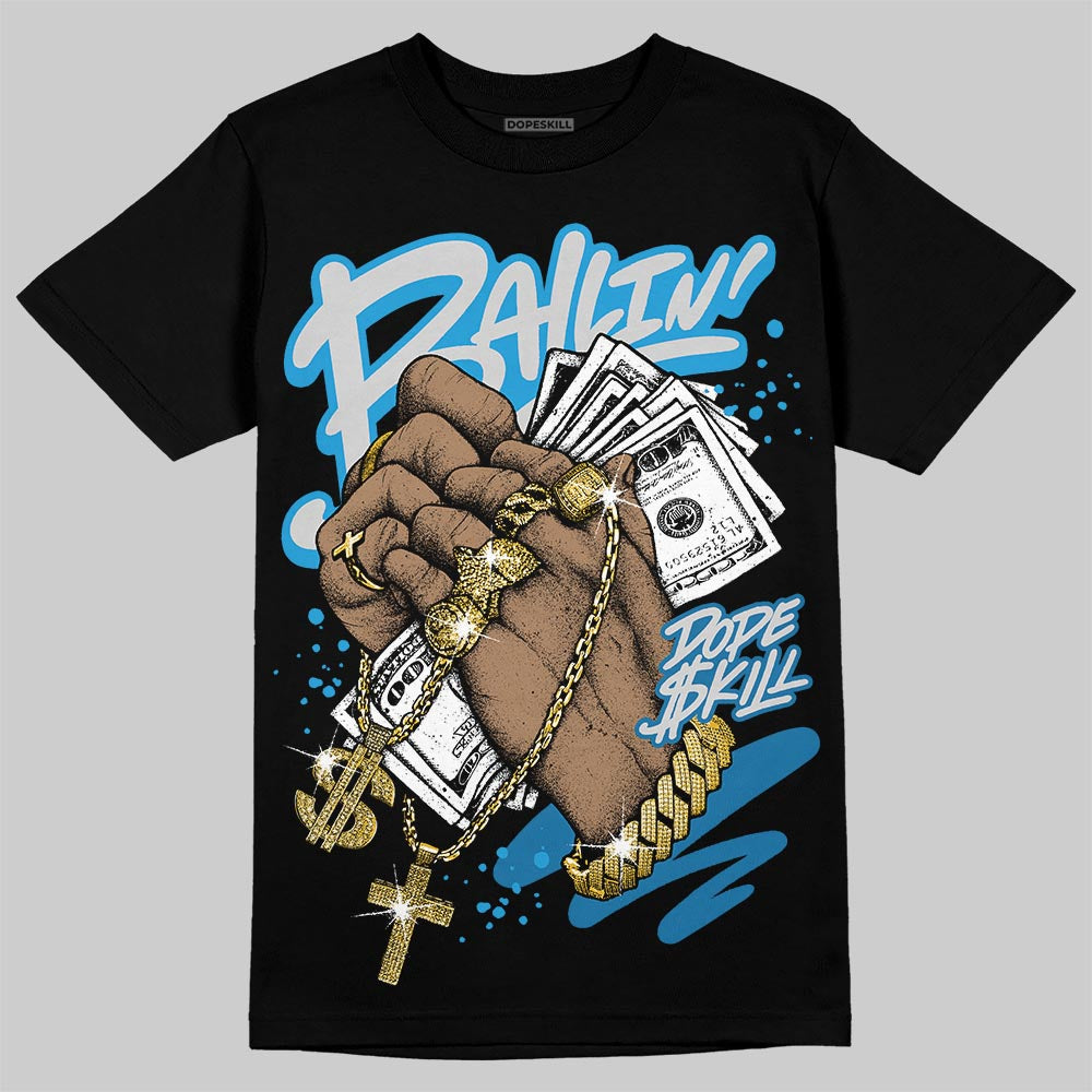 Military Blue 4s superstreetwear T-Shirt Always Ballin' Graphic