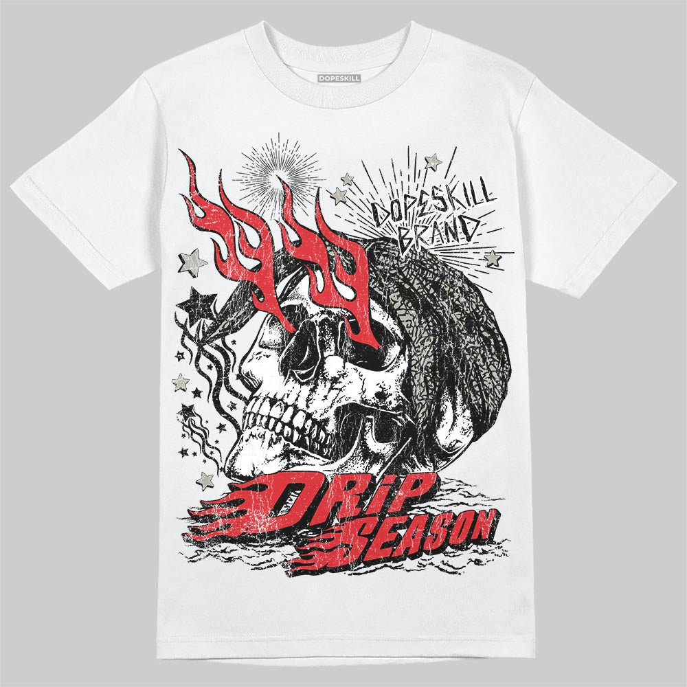 Fire Red 3s superstreetwear T-Shirt Drip Season Graphic