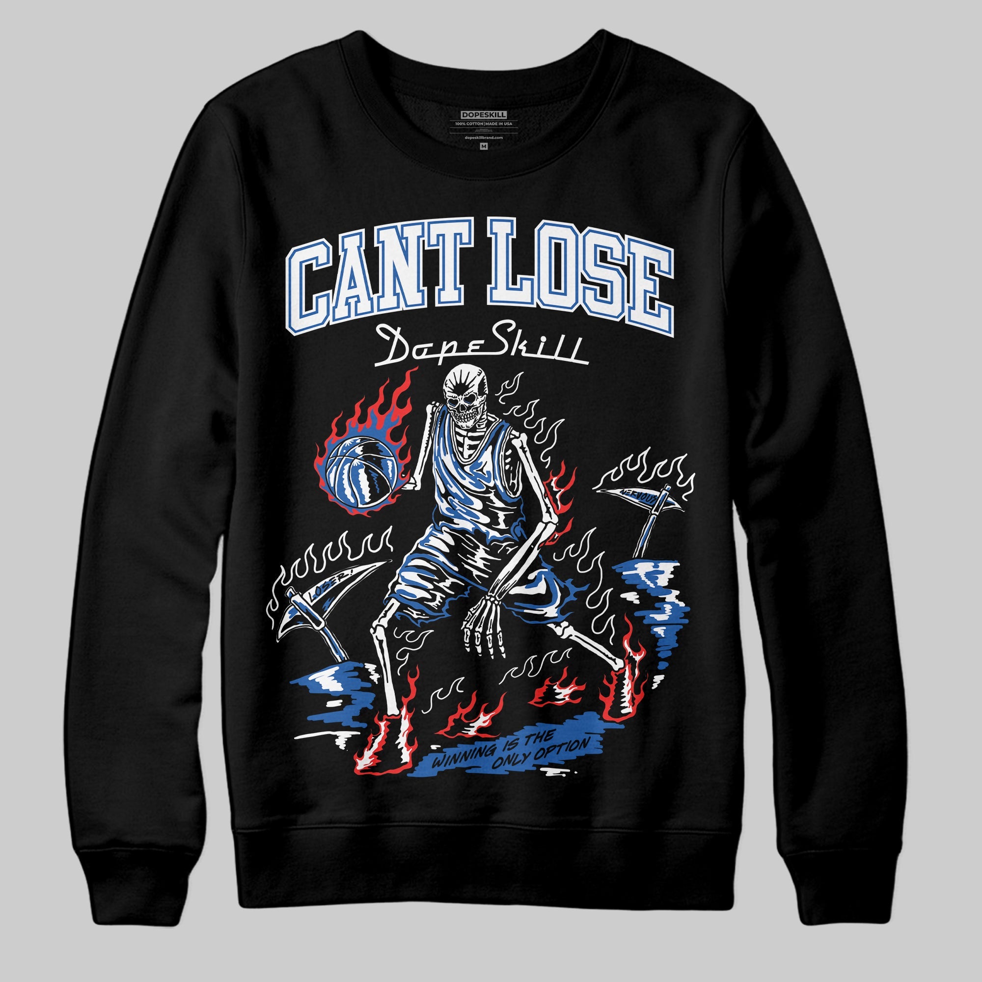 Blueberry 12s superstreetwear Sweatshirt Cant Lose Graphic