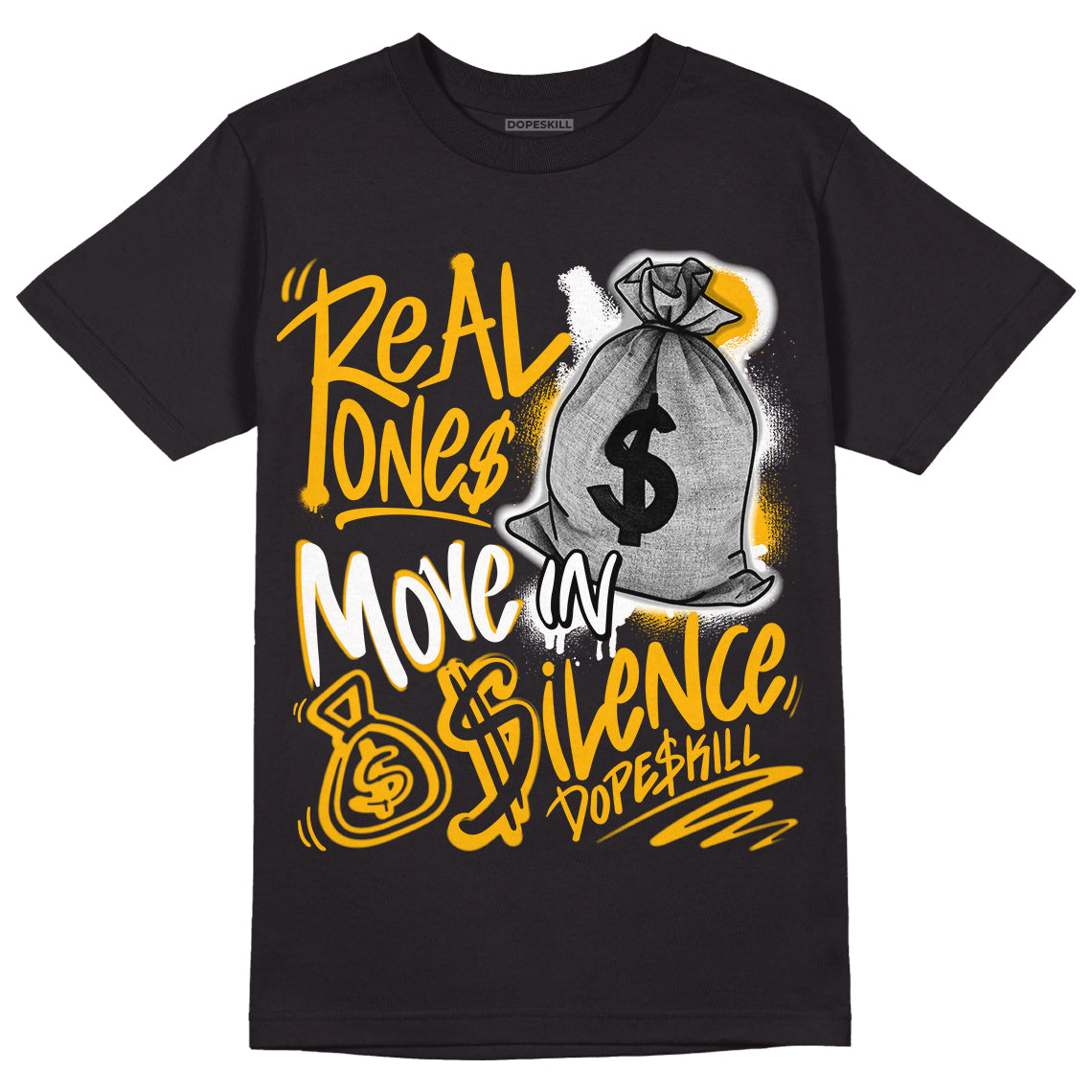 AJ 13 Del Sol superstreetwear T-Shirt Real Ones Move In Silence Graphic