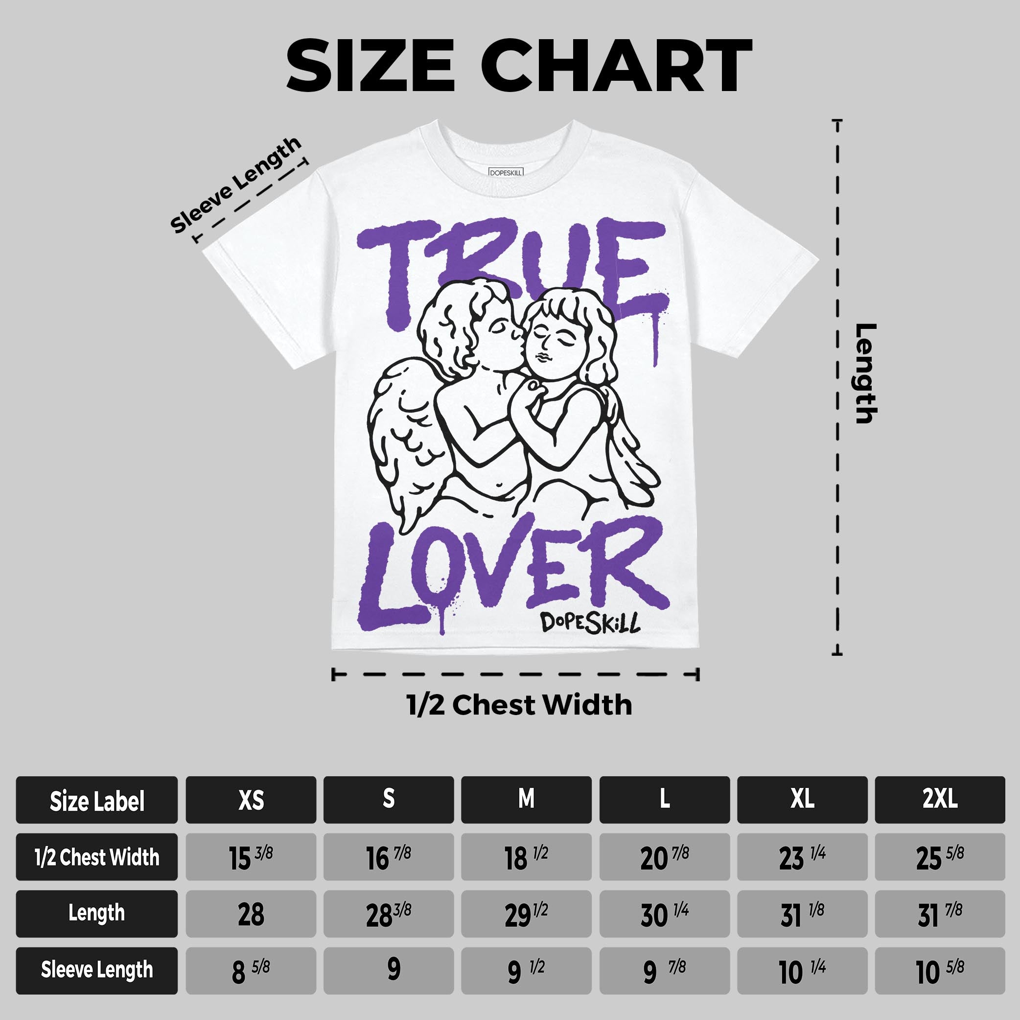 PURPLE Collection superstreetwear Oversize Print T-Shirt True Lover Graphic