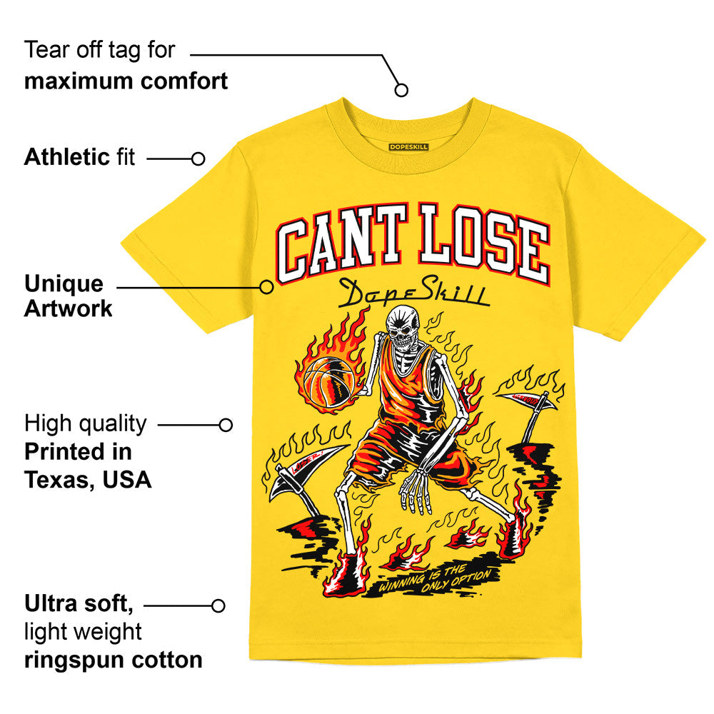 Yellow Ochre 6s superstreetwear Yellow T-shirt Cant Lose Graphic