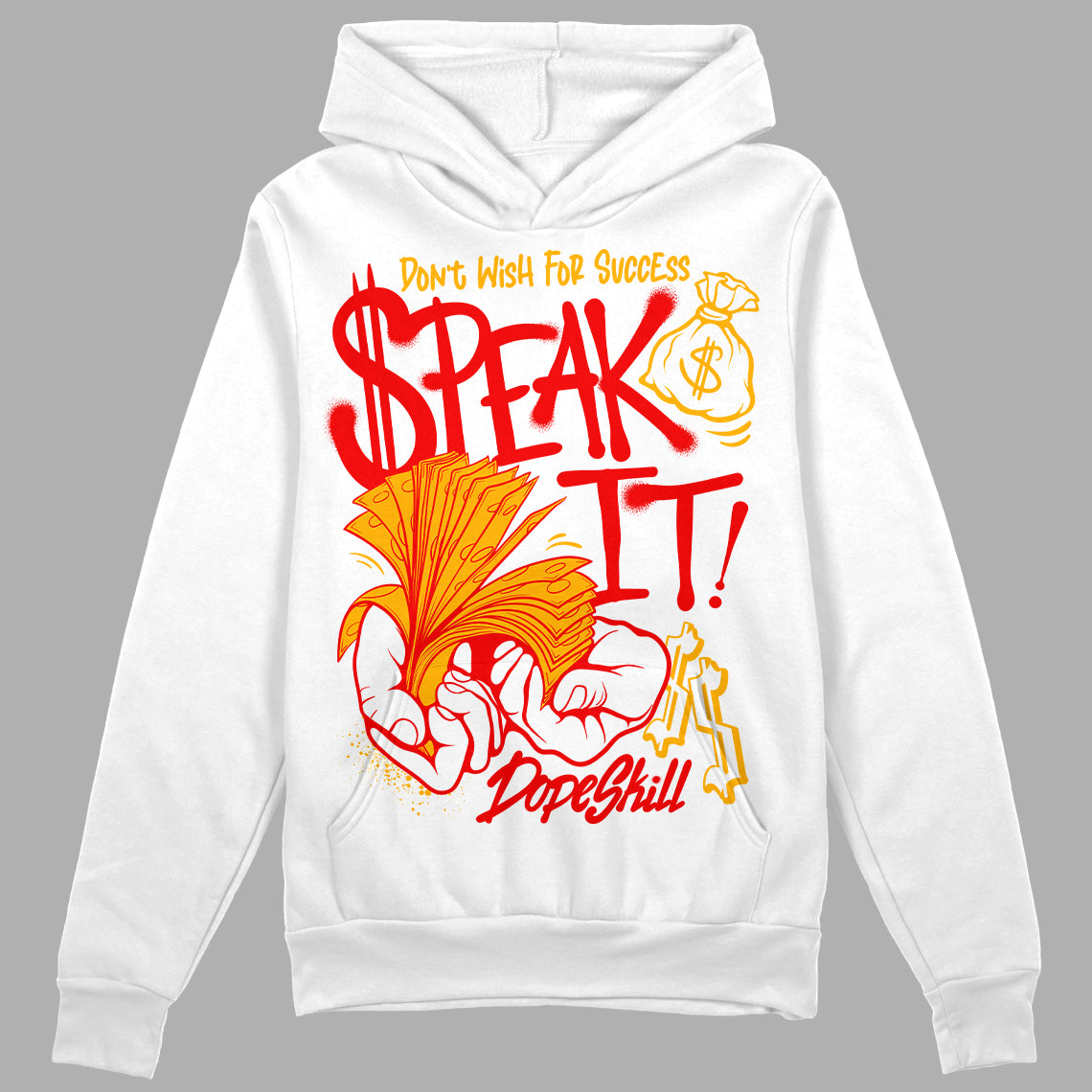 Red Collection superstreetwear Hoodie Sweatshirt Speak It Graphic