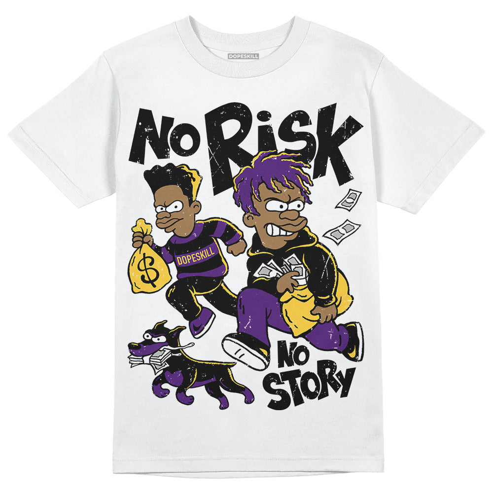 Field Purple 12s superstreetwear T-Shirt No Risk No Story Graphic