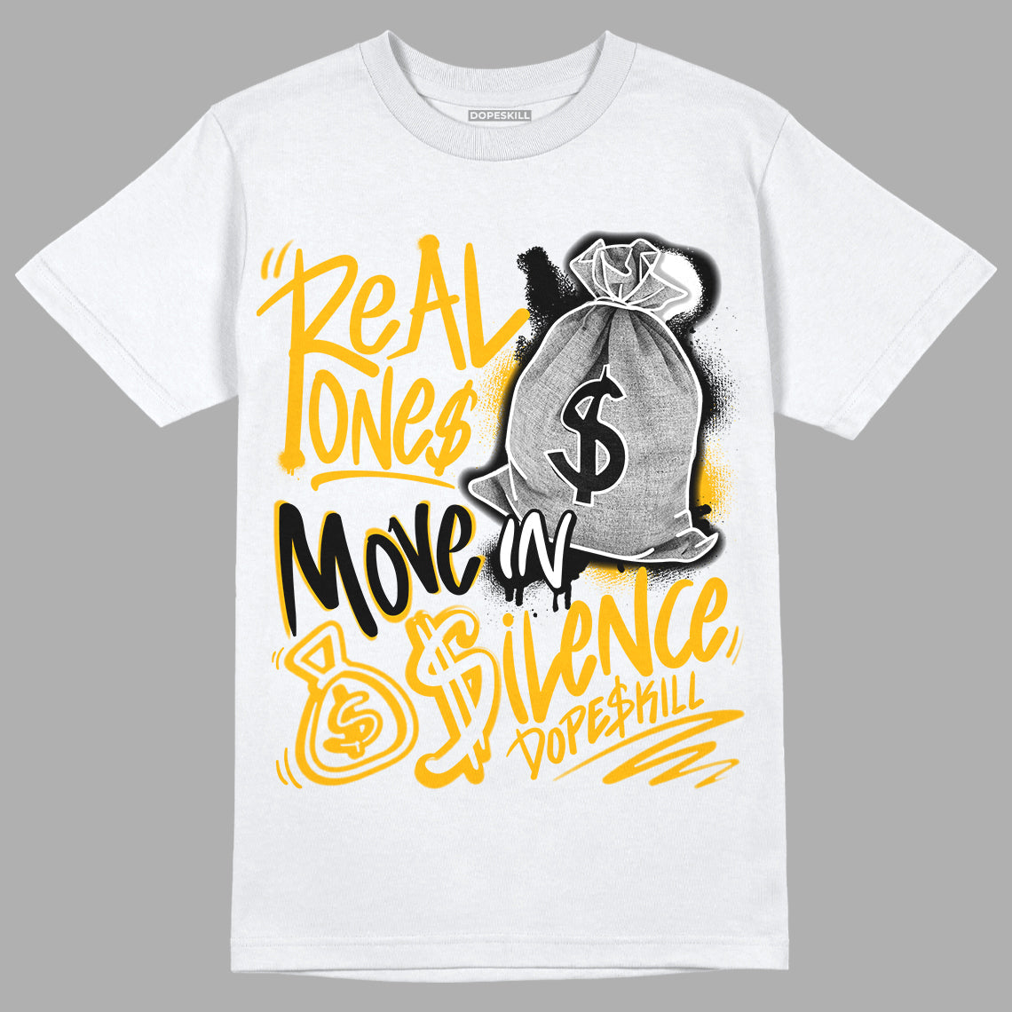 AJ 13 Del Sol superstreetwear T-Shirt Real Ones Move In Silence Graphic