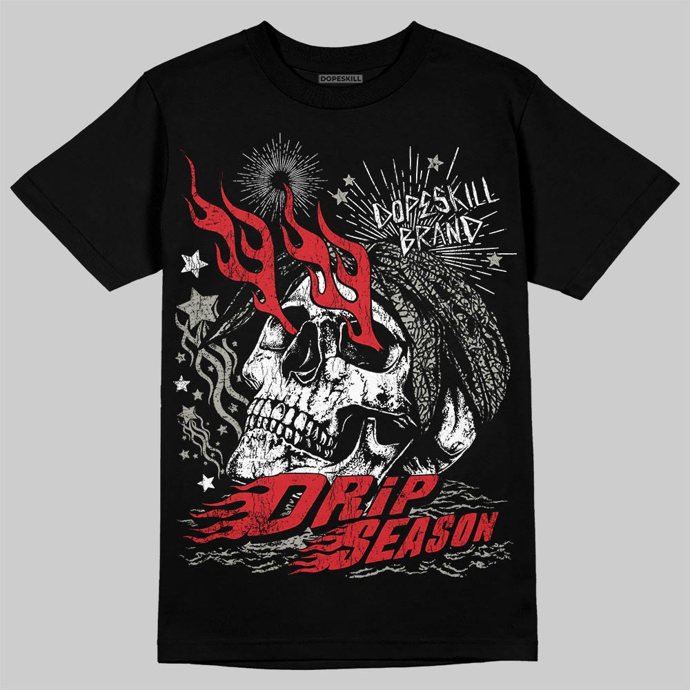 Fire Red 3s superstreetwear T-Shirt Drip Season Graphic