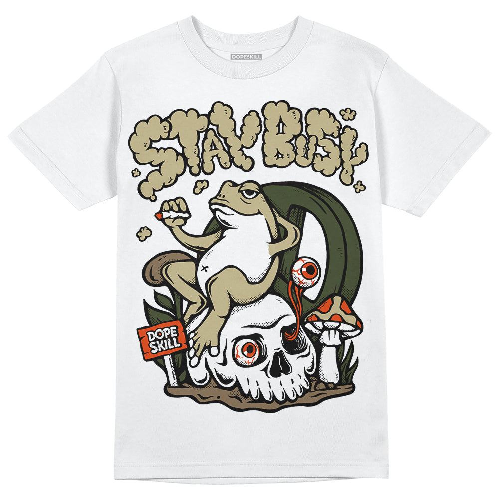 Olive Collection superstreetwear T-Shirt Stay Busy Graphic