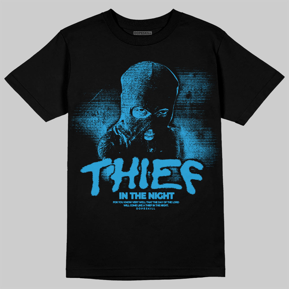 Military Blue 4s superstreetwear T-Shirt Thief In The Night Graphic