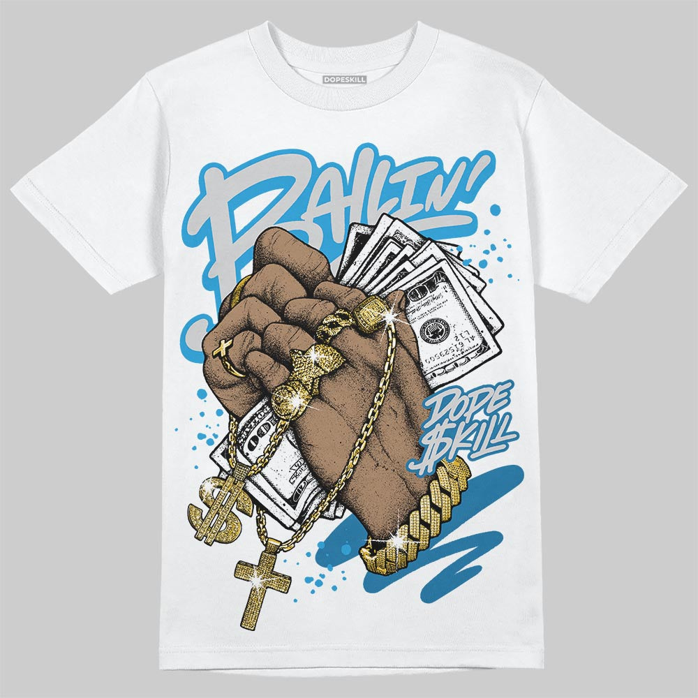 Military Blue 4s superstreetwear T-Shirt Always Ballin' Graphic