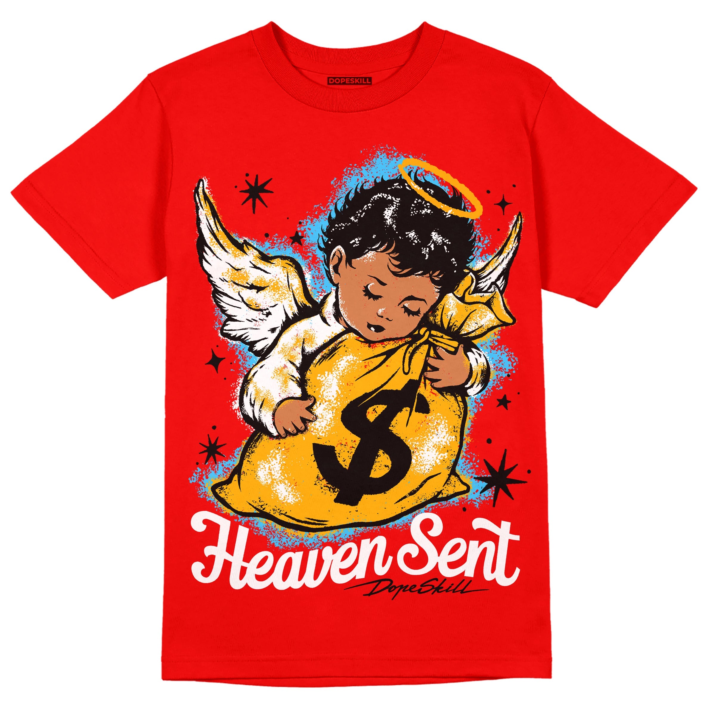 Red Collection superstreetwear Red T-shirt Heaven Sent Graphic