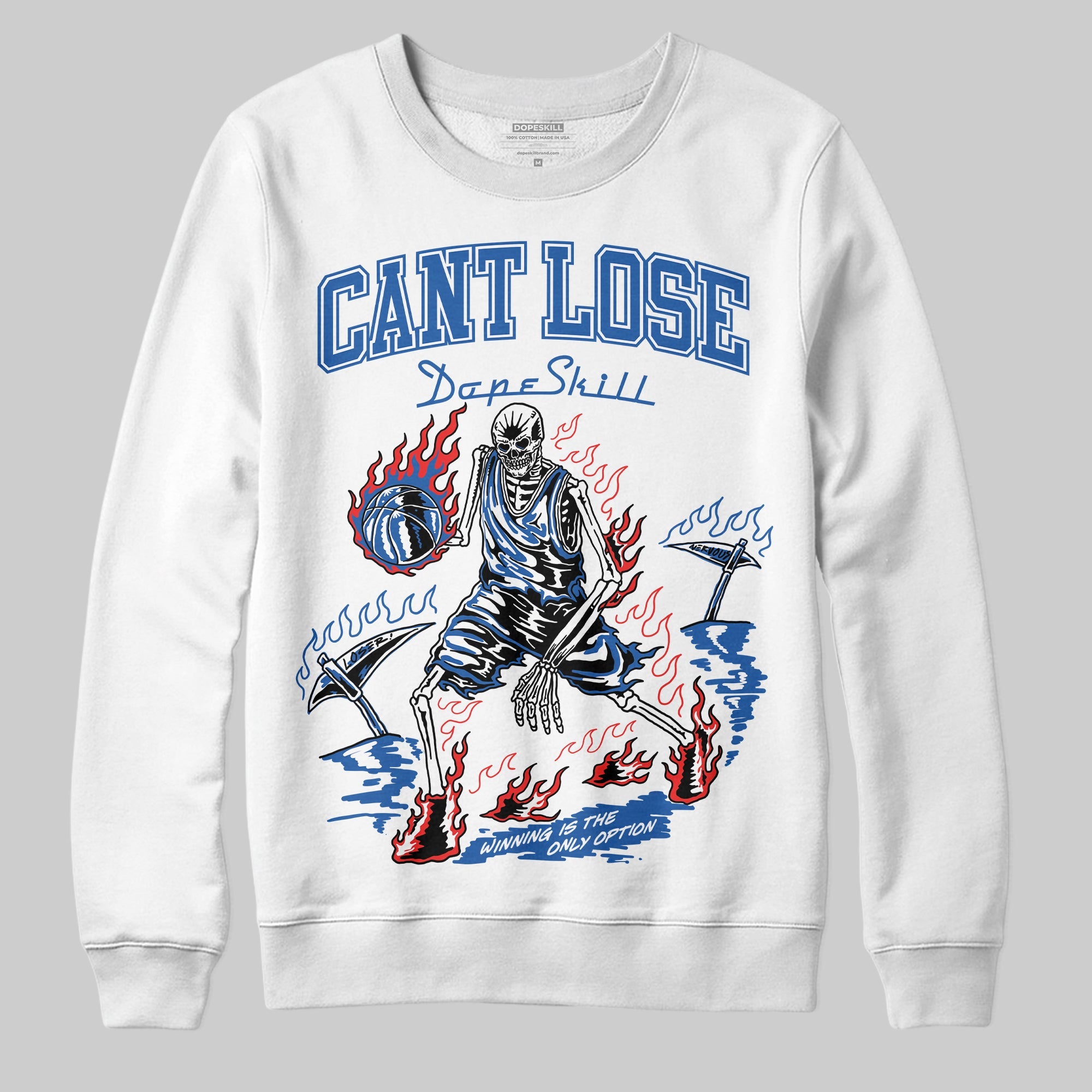 Blueberry 12s superstreetwear Sweatshirt Cant Lose Graphic