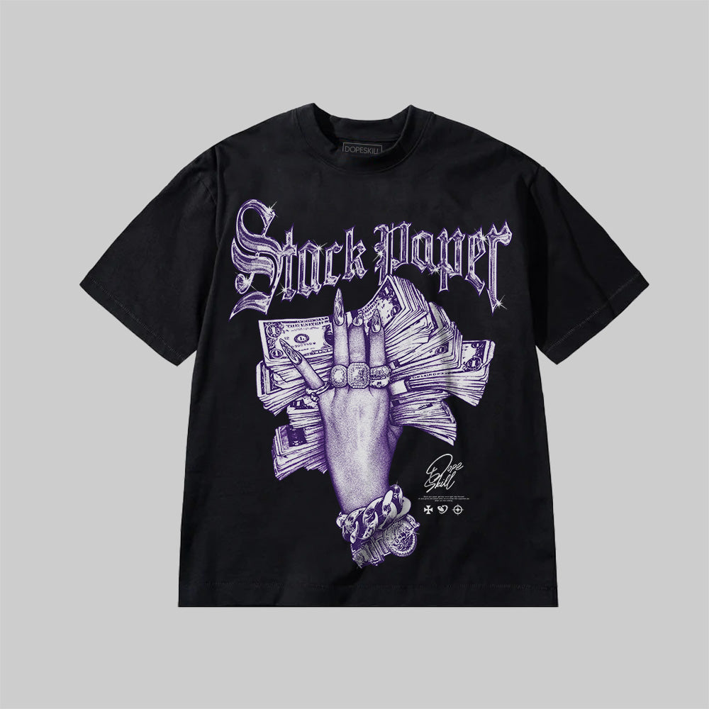 Stack Paper PURPLE Graphic superstreetwear Premium T-Shirt