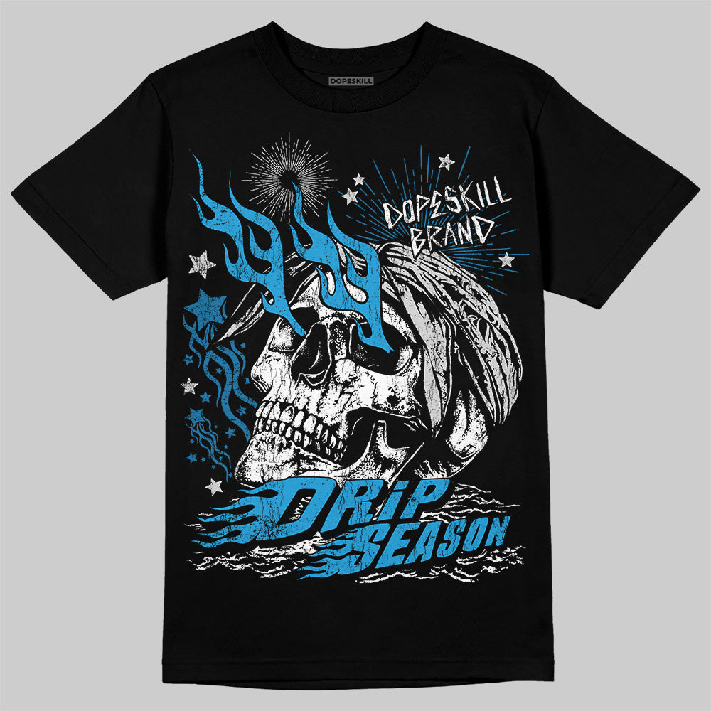 Military Blue 4s superstreetwear T-Shirt Drip Season Graphic