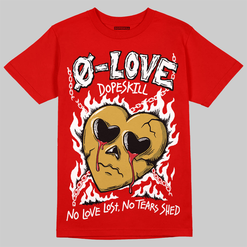 Bred Velvet 11s superstreetwear Red T-shirt Crying Heart Graphic