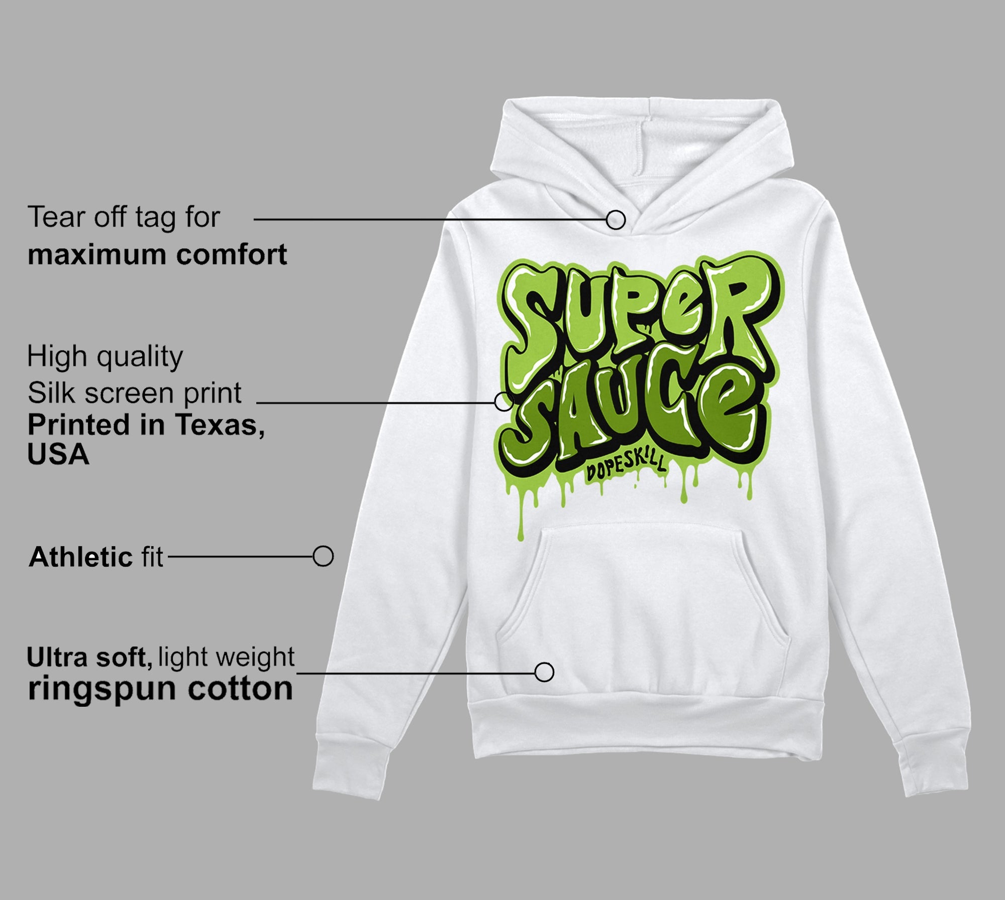 Dunk Low 'Chlorophyll' superstreetwear Hoodie Sweatshirt Super Sauce Graphic