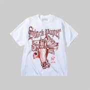 Stack Paper Red Graphic DopeSkill Premium T-Shirt