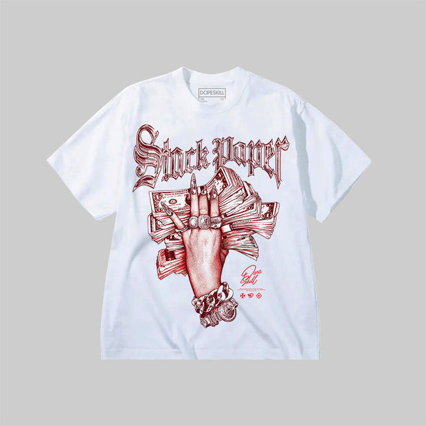 Stack Paper Red Graphic DopeSkill Premium T-Shirt