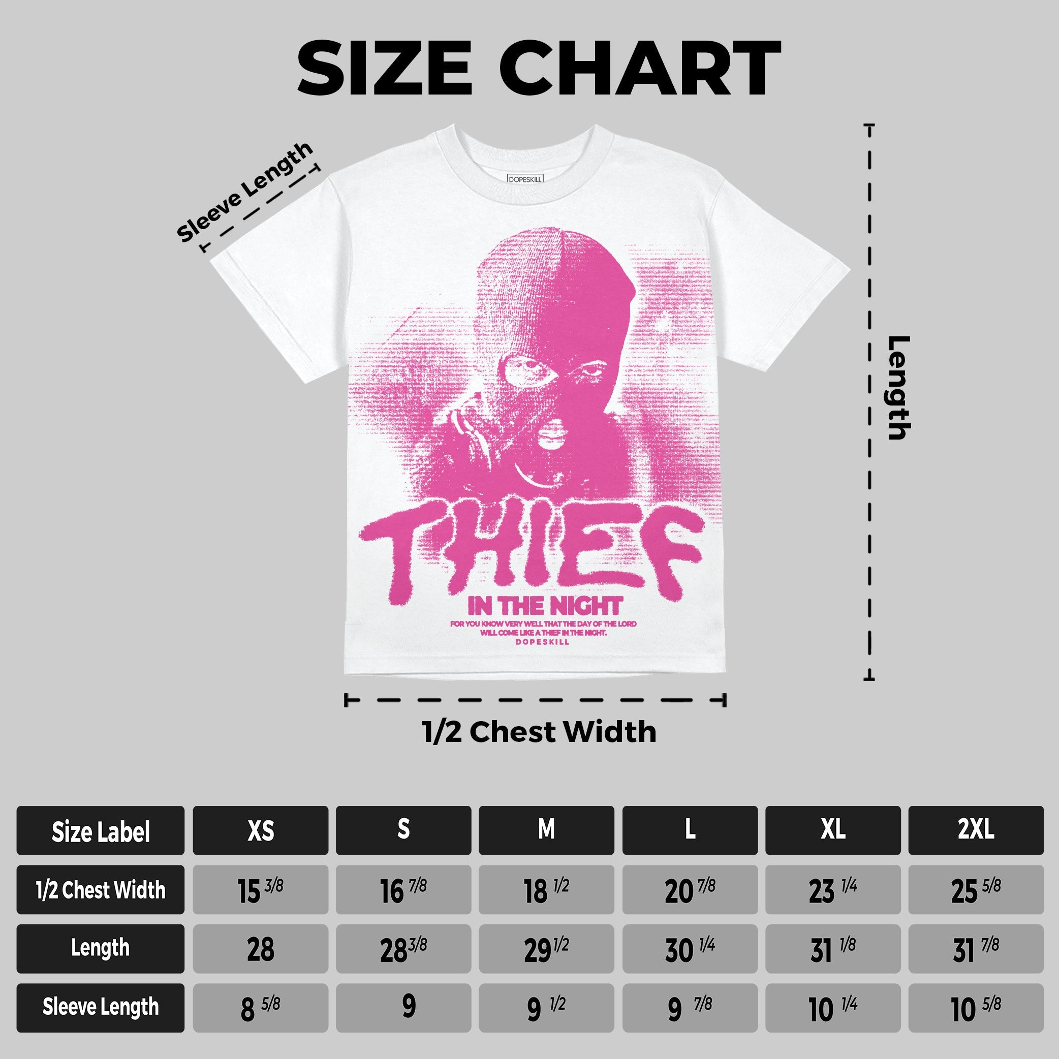 Triple Pink Dunk superstreetwear Oversize Print T-Shirt Thief In The Night Graphic