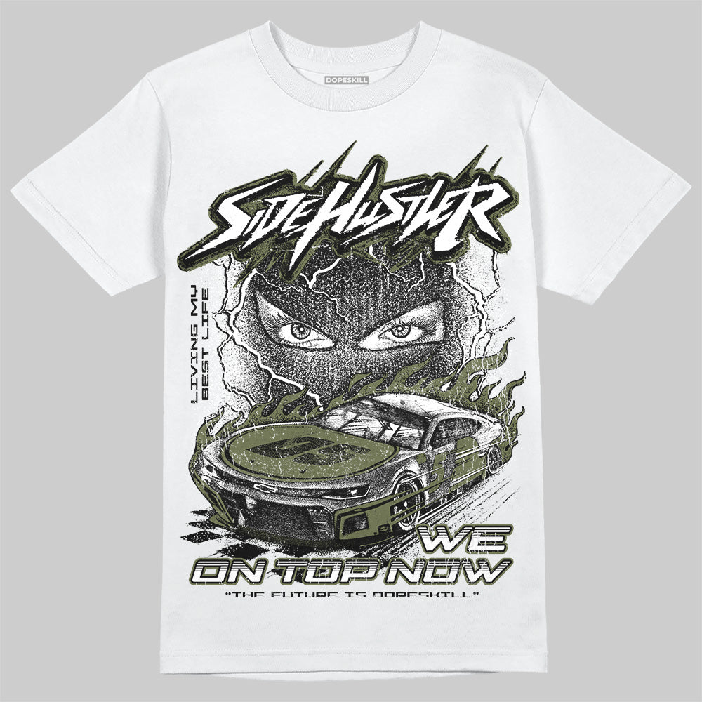 Olive Collection superstreetwear T-Shirt New Side Hustler Graphic